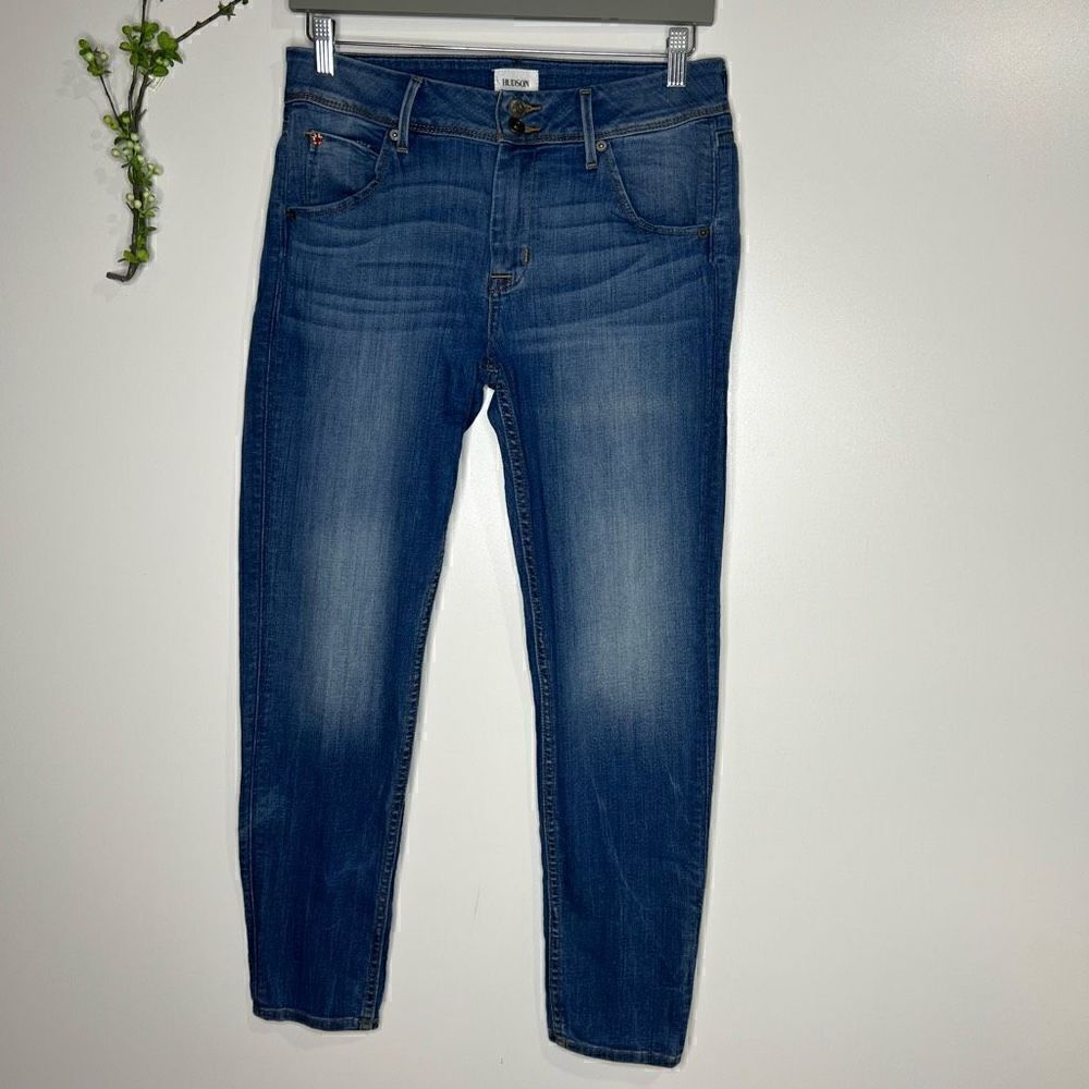 Hudson Collin Flap Skinny Ankle Jeans 28” Inseam Sz 30